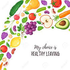 What foods are in the fruit group? My Choice Is Healthy Eating Food Poster With Fresh Fruits And Royalty Free Cliparts Vectors And Stock Illustration Image 86424570
