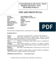 Certificado Medico Valencia