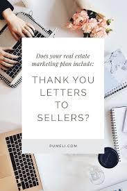 Thank You Letter Examples For Real Estate Marketing Real Estate Marketing Thank You Letter Real Estate Marketing Plan