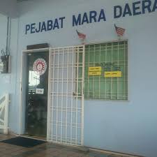 Johor bahru a partir de mapcarta, o mapa aberto. Pejabat Mara Daerah Muar Office