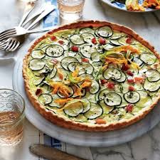 Zucchini And Goat Cheese Quiche Healthy Quiche Recipes Cooking Light Goat Cheese Quiche Cheese Quiche Quiche Recipes