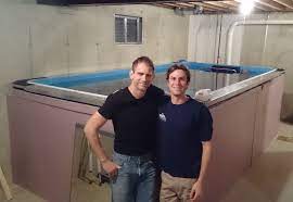 Turned out to be a pool in the basement of an old brownstone (concrete like carbon steel). Basement Pools Indoor Basement Pool Basement Ideas