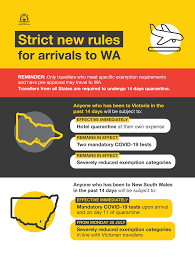 Or/wa operations and access restrictions. Mark Mcgowan I Ve Been Very Clear About This Over The Past Few Weeks And Months We Will Not Hesitate To Put Stricter Restrictions On Travel To Our State If The