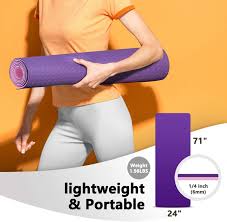 Check spelling or type a new query. Everymile Yoga Mat For Women With Carrying Bag Strap 1 4 Inch Workout Mat For Yoga Eco Friendly Fitness Exercise Mat With Non Slip Textured Surface Pilates And Home Floor Exercise Sports Fitness