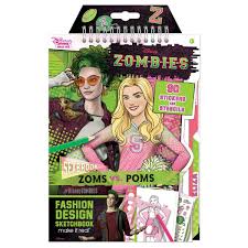 Wynter zombies 2 coloring pages. Make It Real Disney Zombies Fashion Design Sketchbook Disney Inspired Fashion Design Coloring Book For Girls Includes Addison And Bree Sketch Pages Stencils Stickers And Design Guide Buy Online In Antigua