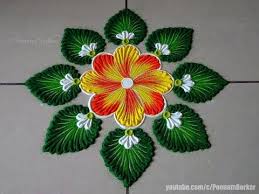 Very Easy And Simple Flower Rangoli Easy Rangoli Designs By Poonam Borkar Youtube Simple Flower Rangoli Rangoli Designs Easy Rangoli Designs