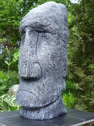 The huge stone figures of easter island have beguiled explorers, researchers and the wider world for centuries, but now experts say they have cracked one of the biggest mysteries: Moai Tiki Easter Island Figurine Sculpture 39 Cm Stone Casting Frostfest Patinated Concrete Garden Ornament Concrete Garden Ornaments Easter Island Sculpture