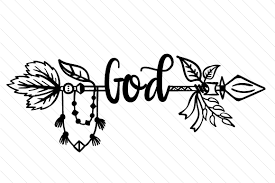 Download God Boho Arrow Svg Cut File By Creative Fabrica Crafts Creative Fabrica PSD Mockup Templates