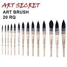 Kolibri brushes are made using the finest russian kazan squirrel hair to produce a brush that holds paint exceptionally well and comes to an excellent point. High Quality Paint Brushes Fine Squirrel Hair Best Quality Watercolor Brush 20rq Short Wooden Handle Watercolor Supplies Pen And Watercolor Watercolor Brushes