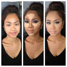 Notice How Applying Darker Foundation Color On The Nose Wings You Can Make A Wide Nose Look Smaller Contour Makeup Makeup Tips Power Of Makeup