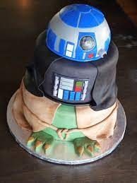 On this one year, i did not have time to decorate an intricate cake, so the younger two boys built some star wars lego models and decorated their own cake. 10 Out Of This World Star Wars Cakes Pretty My Party Party Ideas