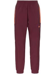 adidas originals burgundy triple stripe track pants modesens