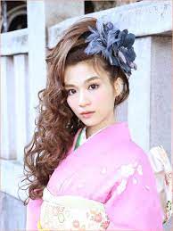 振袖ヘアスタイル 個性的 ヘア 振り袖 ヘアスタイル ヘアアレンジ