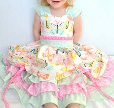 Girls Party Dress Butterfly Dress Boutique Ruffle Dress Twirl Dress Tea Party Dress Fancy Girls Girls Butterfly Dress Girls Ruffle Dress Toddler Dress Up