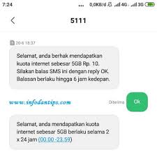 Cara pertama adalah melalui layanan sms. Ada Lagi Kuota Internet 5gb Hanya Rp 10 Dari Telkomsel 5111