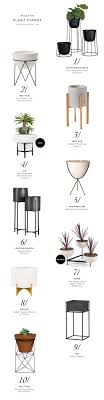 This modern and geometric black metal plant stand can gracefully display plants. 10 Best Modern Plant Stands My Paradissi
