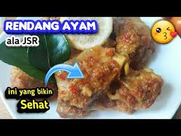 Sajian ini adalah lauk yang sangat cocok bersanding dengan nasi putih panas. Ala Jsr Resep Rendang Ayam Tanpa Santan Tanpa Minyak Goreng Youtube