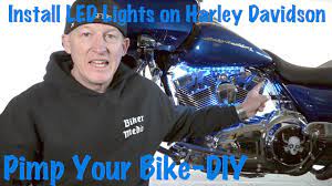 How To Install Led Lights On A Harley Davidson Tutorial Guide Youtube