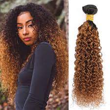Water wave hair extensions (30). Buy Kinky Curly Hair Ombre 1b 30 Ombre 2 Tone 1b 30 Kinky Curly Human Hair Weave Bundles 1 Piece Black Roots Ombre Brown Real Brazilian Remy Hair Weave Bundles 10 Inches Online In Indonesia B08t63jy7l