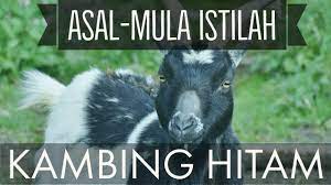 Arti 'kambing hitam' di kbbi adalah orang yang dalam suatu peristiwa sebenarnya tidak bersalah, tetapi dipersalahkan atau dijadikan tumpuan kesalahan. Kenapa Orang Yang Disalahkan Disebut Kambing Hitam Youtube
