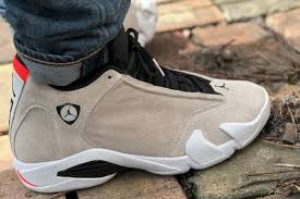 Air Jordan 14 Desert Sand 487471 021 On Foot Air Jordans Sneakers Shoes Sneakers Jordans