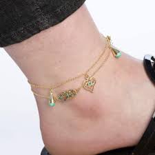 Amazon.com: Disney Aladdin Anklet 2 Pack Green : Clothing, Shoes & Jewelry