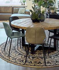 eettafel mango meubilex eetkamer met ronde tafel eetkamer ontwerp eetkamer idee