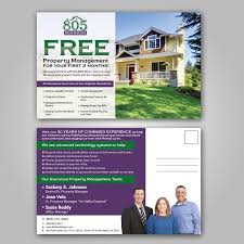 For listings in canada, the trademarks realtor®, realtors®, and the realtor® logo are controlled by the canadian real estate association (crea) and identify real estate professionals who are members of crea. Serious Professional Property Management Postcard Design For A Company By Debdesign Design 18408012