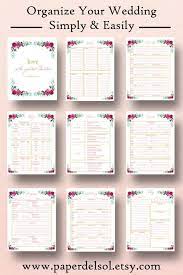 Wedding Planner Printable Wedding Planner Book Binder Printables Planning Book Honeymoon Plan Binder Printable Letter Instant Download Wedding Planning Binder Diy Wedding Binder Wedding Planner Printables
