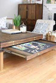 Diy Coffee Table With Pullouts Home Made By Carmona Coffee Table Diy Coffee Table Coffee Table Plans