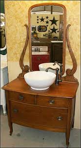 Antique Vanity Furniture On Antique Bathroom Vanity Princess Dresser With Vessel Sink Dresser Vanity Bathroom Bathroom Sink Vanity Diy Bathroom Vanity