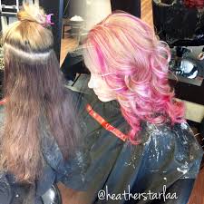 Blonde Hair With Pink Underneath And Pink Highlights Pink Blonde Hair Cool Hairstyles Hair Beauty