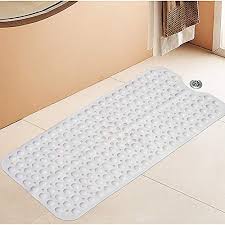 Teerfu Non Slip Bathtub Shower Mat Anti Slip Extra Long Bathroom Bath Tub Mats With Strong Suction Cups To Prevent Slipp Shower Mat Bathtub Shower Bathtub Mat