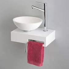 Petit Lave Mains 40x25 Cm En Solid Surface Porte Serviette Benesan Lave Main Design Petit Lave Main Petit Lavabo