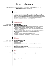 Make it targeted by reading the job description to see what the hiring manager. Solar Engineer Resume Sample Kickresume