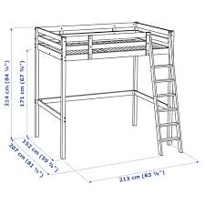 Stai cercando ispirazione per letto matrimoniale con soppalco ikea 2021?. Stora Struttura Per Letto A Soppalco Mordente Bianco 140x200 Cm Ikea It