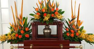 Tropical Paradise Urn Set With Images Funeral Flower Arrangements Urn Arrangements Funeral Flowers