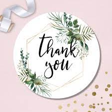 Get your hands on great customizable deco pattern stickers from zazzle. Thank You Printable Stickers Ready To Print Stickers Thank You Digital Stickers 1 5 And 2 Round Printable Stickers Busi Kartu Nama Bisnis Kartu Nama Kartu