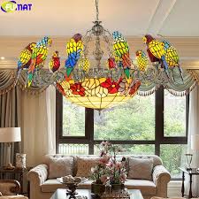 Check spelling or type a new query. Fumat Double Layer Parrots Tiffany Pendant Lamps Ceiling Light Chandeliers Stained Glass Hanging Lighting Fixture Handicraft E27 Ceiling Lights Aliexpress
