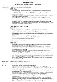 We offer great tips to guide you. Lead Software Engineer Resume Samples Velvet Jobs