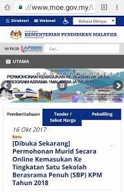 Sekolah berasrama penuh (sbp), sekolah menengah kebangsaan agama (smka) semua murid yang telah membuat permohonan boleh membuat semakan pusat untuk menduduki pksk di laman sesawang kementerian pendidikan malaysia (kpm) www.moe.gov.my pada tarikh berikut Dibuka Sekarang Permohonan Sk Bandar Uda 2 Johor Bahru Facebook