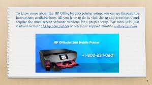 There is also a nominal power consumption rate as its consumption. How To Setup The Hp Office Jet 200 Mobile Printers