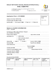 136 jalan burmah 10050 penang malaysia. Wesley Methodist School Penang Fill Online Printable Fillable Blank Pdffiller