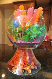 Finding Nemo Baby Shower Fish Bowl Decoration Dory Birthday Party Finding Dory Birthday Party Nemo Birthday Party