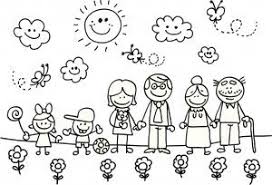Dibujos Ninos Para Pintar E Imprimir Muy Bonitos Family Coloring Pages Family Drawing Family Coloring
