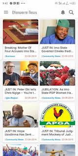 Digital and pdfs of imo news can be seen and downloaded from this website. Ofeowerre News All Around Imo State Nigeria For Android Apk Download
