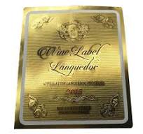 Custom Printed Red Wine Label Champagne Label Whisky Bottle Sticker