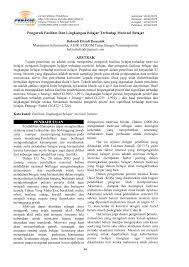 Buku online tentang prestasi belajar pdf. Pdf Pengaruh Fasilitas Dan Lingkungan Belajar Terhadap Motivasi Belajar