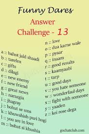Pick A Number Questions Challenge 13 Gochatclub In 2020 Funny Dares Dare Game Questions This Or That Questions