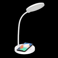 But unlike a lot of bedside lamps, this one also doubles as a wireless phone charger. Ihome Led Table Lamp With Flex Neck And Wireless Charger